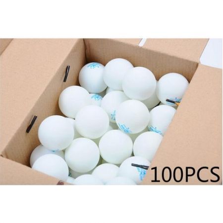100PCS Table Tennis Training Ping Pong Ball White