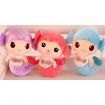 Cute Mermaid Sea Maid Doll Plush Doll Toy Collection Decoration Plaything for Kids Children Blue