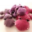 Lovely Hippo Plush Doll Toy Collection Decoration Plaything for Kids Children Brown