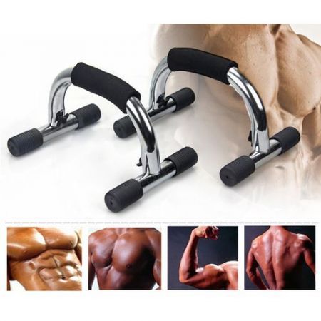 Steel Push Up Handles / Bars for Home or Gym Exercise and Fitness