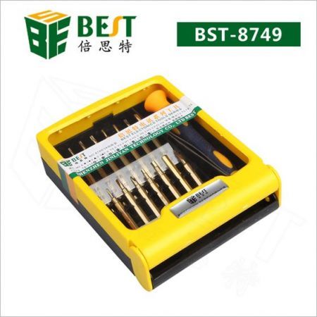 BST-8749 Double Head Precision Screwdriver Set for Maintain Repair Laptop ipad Mobile Phone Samsung Nokia iphone Xbox