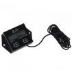 LUD Digital Engine Tach Tachometer Hour Meter Gauge Resettable Inductive for Racing Motorcycle