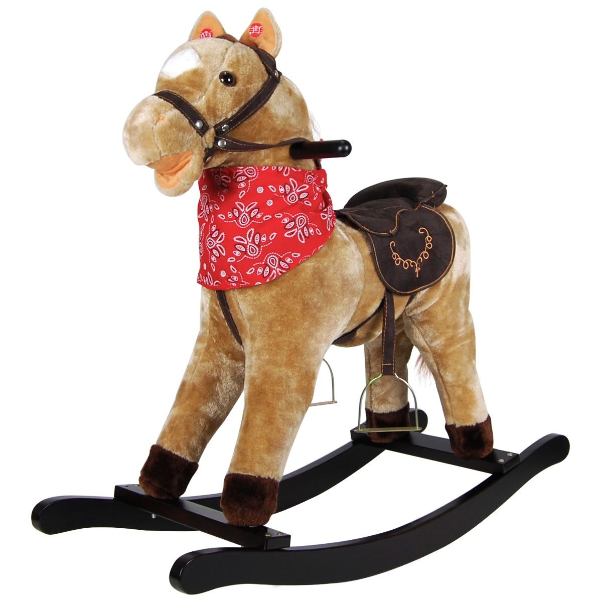 Brown Rocking Horse With Sounds & Movement 