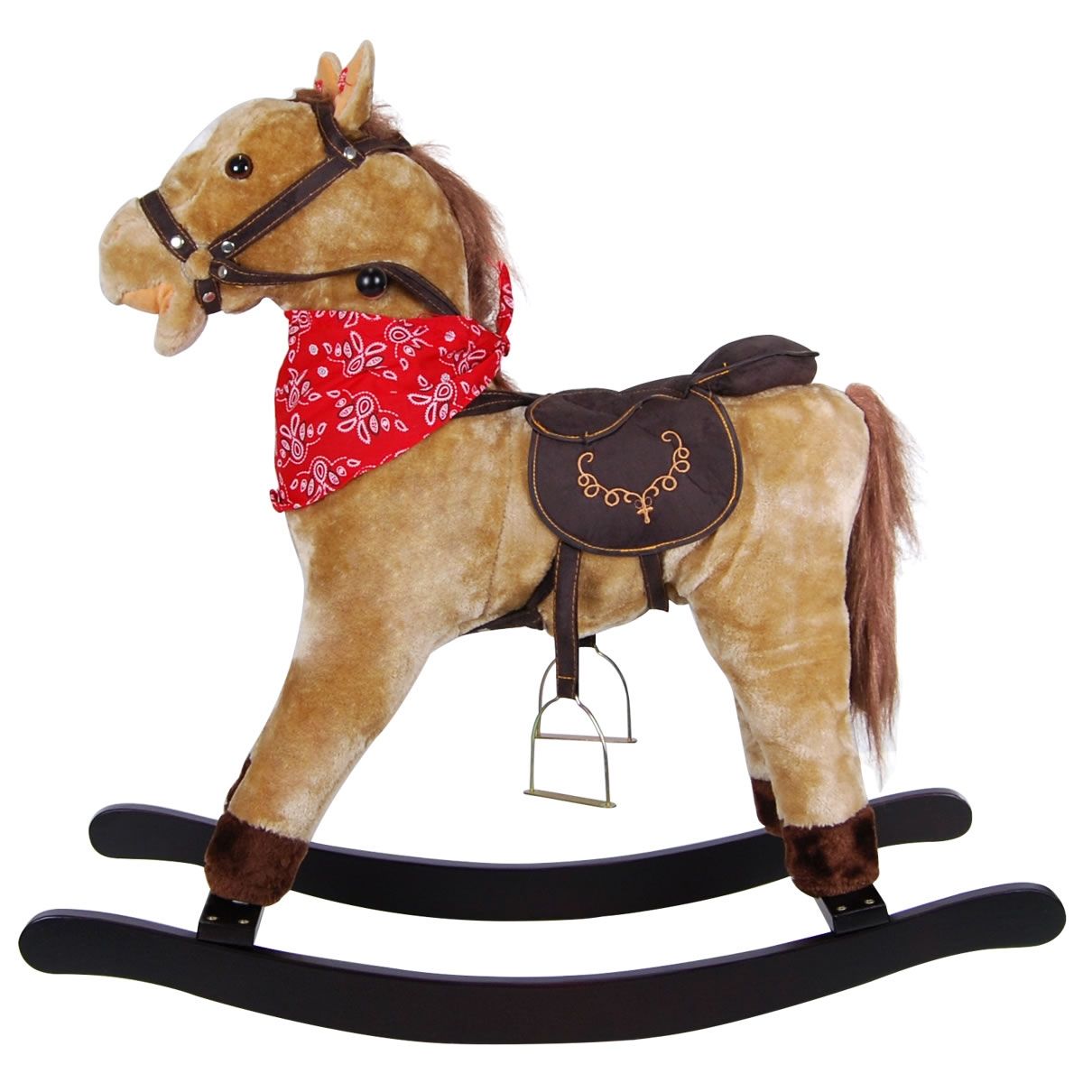 Brown Rocking Horse with Sounds & Movement | Crazy Sales