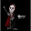 Halloween Splatterhouse Masquerade Party Bar Decoration Bleach Sickle Skeleton