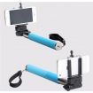 Wireless Bluetooth Remote + Extendable Handheld Monopod + Self Timer Camera Blue