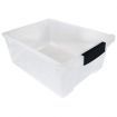 Plastic Storage Drawers Shelf - 2 Levels with Slide-Out Drawers & Wheels