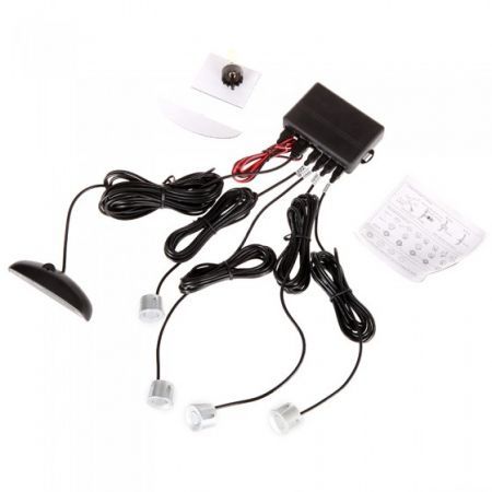 Car LED Parking Reverse Backup Radar with 4 Sensors