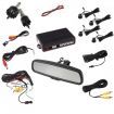 12V 4 Parking Sensors 4.3" LCD Display Camera Video Car Rearview Mirror Reverse Radar System