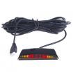 4 Parking Sensors LED Car Backup Reverse Radar Kit