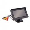 12V 4 Parking Sensors LCD Display Camera Video Car Reverse Backup Radar System Kit Buzzer Alarm