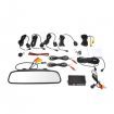 12V 4 Parking Sensors 4.3" TFT LCD Display Camera Video Car Rearview Mirror Reverse Radar System