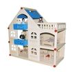 Wooden Modern Dolls House with Dolls