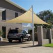 Shade Sail Knit HDPE 3X3X3m Rope1.5m Triangle - Blue