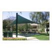 Shade Sail Knit HDPE 3X3X3m Rope1.5m Triangle - Blue