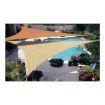 Shade Sail Knit HDPE 3X3X3m Rope1.5m Triangle - Blue