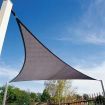 Shade Sail Knit HDPE 3X3X3m Rope1.5m Triangle - Blue