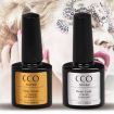CCO Nail Polish Base Coat + Top Coat UV & LED Gel Soak Off Kit