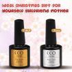 CCO Nail Polish Base Coat + Top Coat UV & LED Gel Soak Off Kit