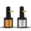 CCO Nail Polish Base Coat + Top Coat UV & LED Gel Soak Off Kit