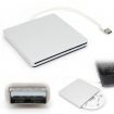 Free Shipping! USB External Slot Load CD DVD RW ROM Drive Writer Burner For Notebook Mac Laptop