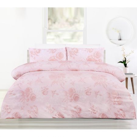Queen Bed Chantelle Pink Quilt Cover Set