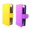 Plain PU Leather Cover with Card Slot for iPhone 6 - Yellow