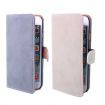 Retro Matte Leather PU Leather Cover with Card Slot for iPhone 6 Plus - Gray