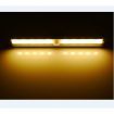Aluminium Alloy 120lm 10-LED PIR Sensor Closet Light Lamp - Yellow Light