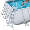 Bestway Above Ground Rectangular Swimming Pool w Steel Pro Frame & Sand Filter Pump 671 x 366 x 132cm
