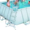 Bestway Above Ground Rectangular Swimming Pool w Steel Pro Frame & Sand Filter Pump 732 x 366 x 132cm