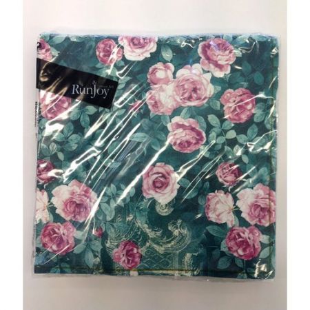 320pcs Rose Garden Design Paper Napkins