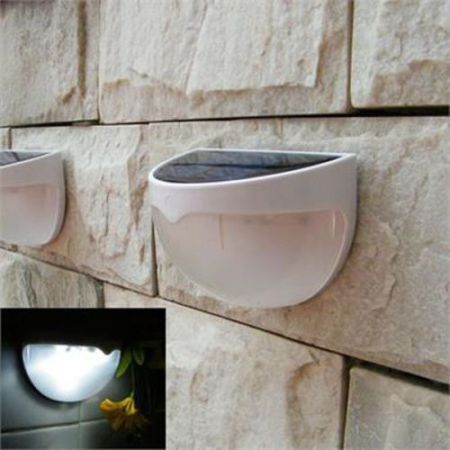LUD Waterproof LED Solar Powered Mini Garden Wall Lamp