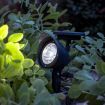 LUD 2Pcs Solar Lawn Light Solar Spot Light 3 LED Bulbs for Garden