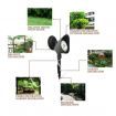 LUD 2Pcs Solar Lawn Light Solar Spot Light 3 LED Bulbs for Garden