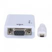 1080P Micro HDMI Male to VGA Female Cable Video Converter Adapter HD Conversion Cable with Audio Output