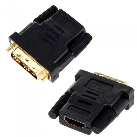 Gold Plated DVI Male To HDMI Female Adapter Converter