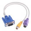 VGA to TV S-Video / RCA OUT Converter Cable Adapter