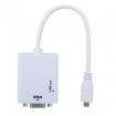 1080P Micro HDMI Male to VGA Female Cable Video Converter Adapter HD Conversion Cable with Audio Output