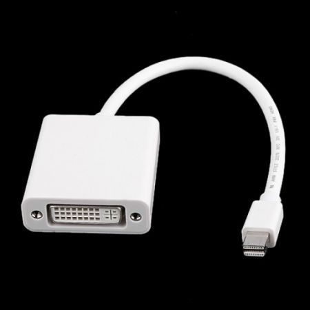 Mini DisplayPort DP To DVI Adapter Cable For Apple Macbook Pro