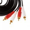 3m/10ft 2-RCA Male to 2-RCA Male Dual Stereo AV Audio Video Cable Cord
