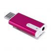 V03 Mini Digital Audio Voice Recorder Dictaphone USB Flash Drive MP3 Player with Clip- Red (8GB)