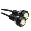 2pcs 12V 9W 23cm Car Eagle Eye LED Day Running Lights & Screw Energy Saving Reverse Lamp