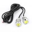 4pcs 12V 3W 18cm Car Eagle Eye LED Day Running Lights & Screw Energy Saving Reverse Lamp