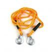 4M 3 Tons Car Tow Cable Towing Strap Rope With Hooks