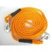 4M 3 Tons Car Tow Cable Towing Strap Rope With Hooks