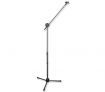 Microphone Stand with Tripod Stand & Foldable Boom