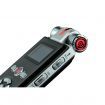 T80 1" LCD Digital USB Rechargeable Voice Recorder / MP3 Player / USB Flash Drive - Black + Silver (4GB)