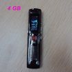 809 1.1&quot; LCD Digital USB Rechargeable Voice Recorder w/ MP3 Player - Brown (4GB)