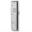 518 1.3" LED Mini Digital Voice Recorder w/ MP3 Player - Silver (4GB)